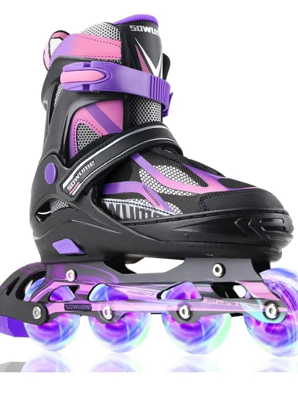 Sowume Adjustable Inline Skates Size M